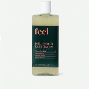 feel Daily Hemp Oil Facial Cleanser — Green Bottle